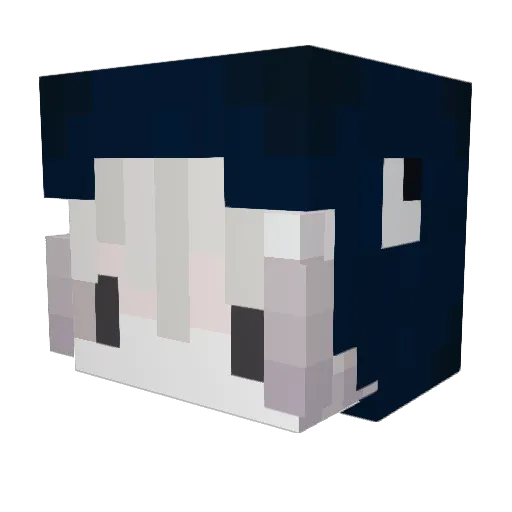 10012 Minecraft avatar head, 3D render