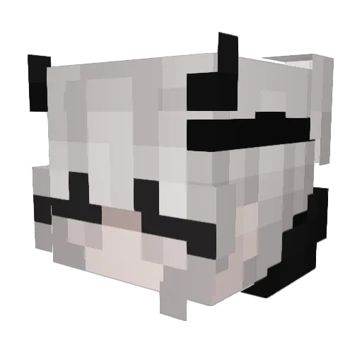 100_Nome Minecraft avatar head, 3D render