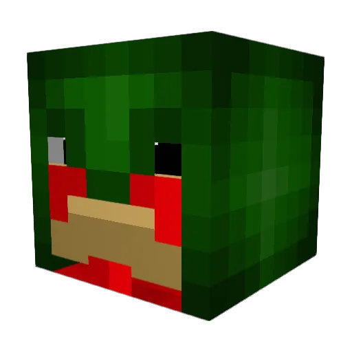 100billman1 Minecraft avatar head, 3D render
