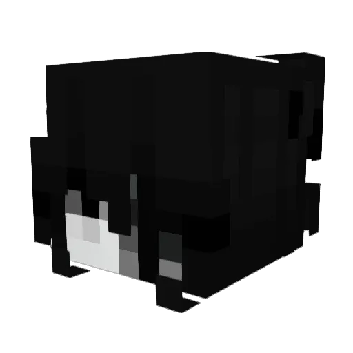 100club Minecraft avatar head, 3D render