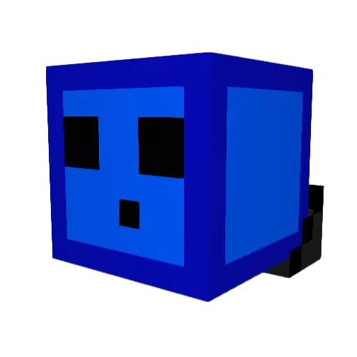 100thPercent Minecraft avatar head, 3D render