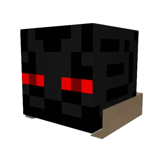 1017Falcon Minecraft avatar head, 3D render