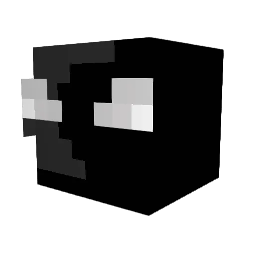 101Lily101 Minecraft avatar head, 3D render