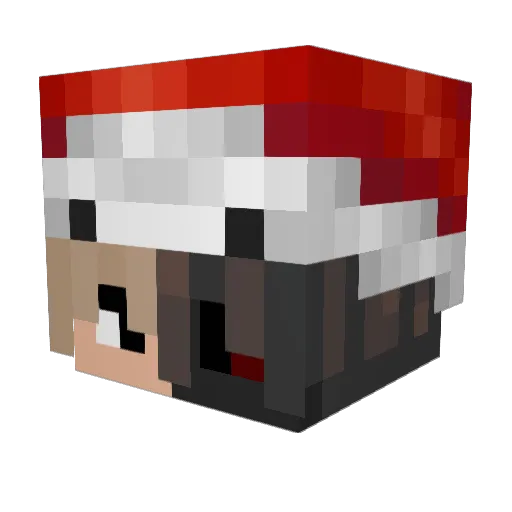 101ZEHCIK Minecraft avatar head, 3D render