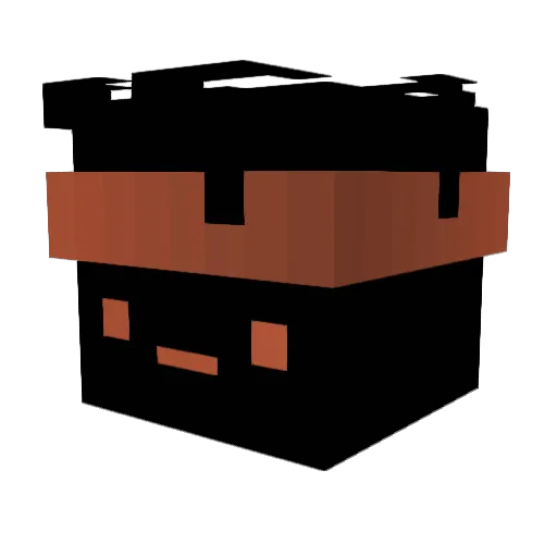101s0uls Minecraft avatar head, 3D render