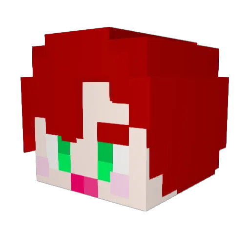 10291201 Minecraft avatar head, 3D render