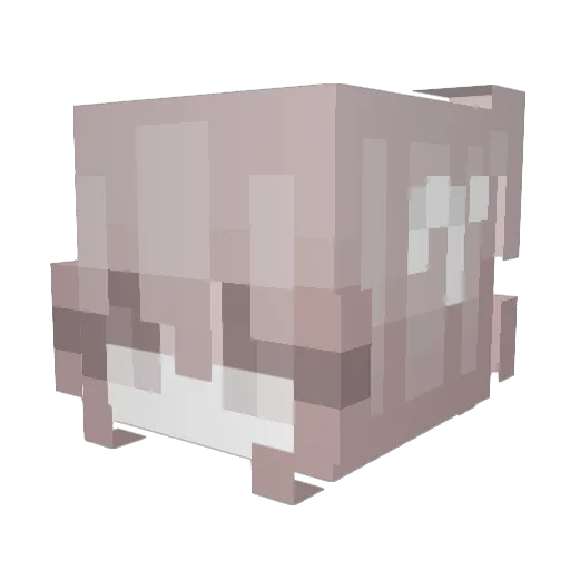 103103 Minecraft avatar head, 3D render