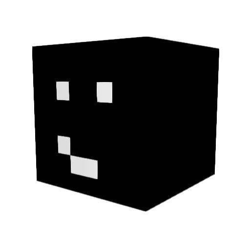103v Minecraft avatar head, 3D render