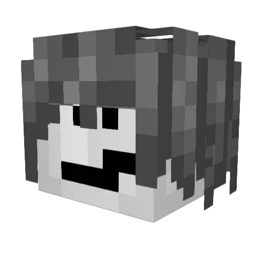 1050x1050 Minecraft avatar head, 3D render