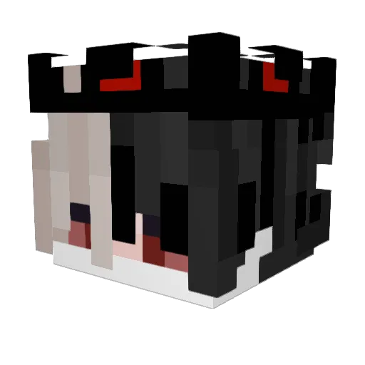 107iq Minecraft avatar head, 3D render