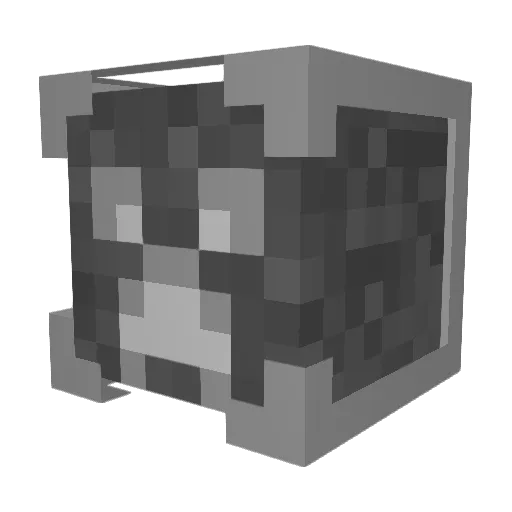 1080i Minecraft avatar head, 3D render