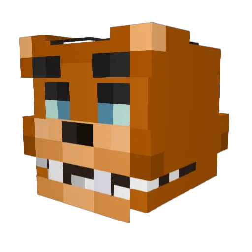 10Freispiele Minecraft avatar head, 3D render