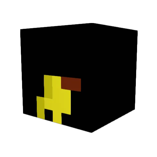 10Mist01 Minecraft avatar head, 3D render