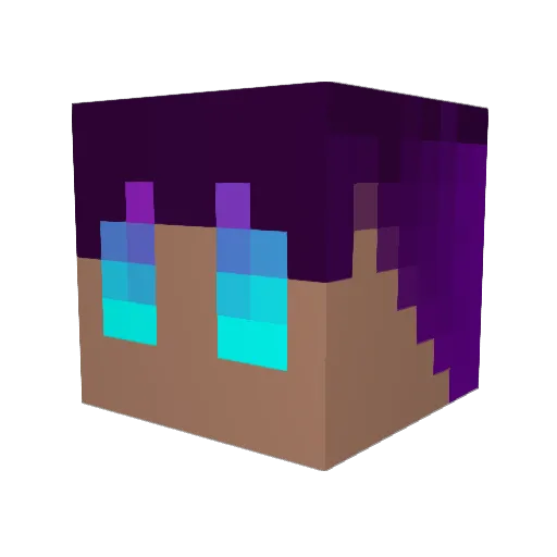 10Paul10 Minecraft avatar head, 3D render