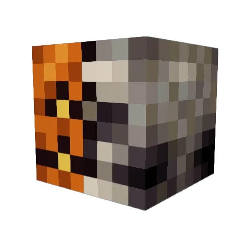 10SecEveryDay Minecraft avatar head, 3D render