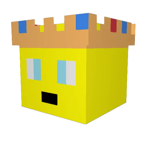 10T2Vlix Minecraft avatar head, 3D render