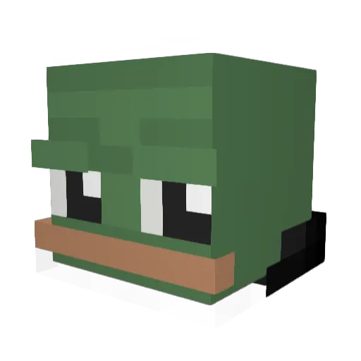 10Yeti10 Minecraft avatar head, 3D render