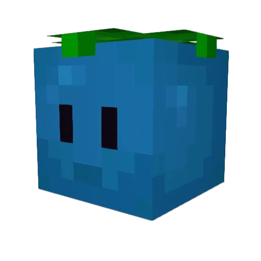 10_DAVID_10 Minecraft avatar head, 3D render