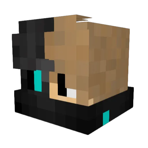 10_EleMenT_ Minecraft avatar head, 3D render