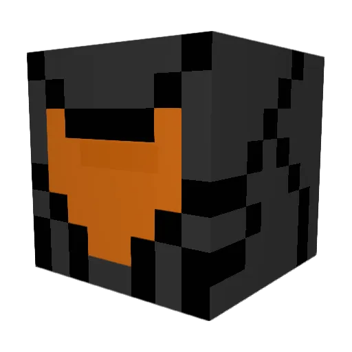 10ci Minecraft avatar head, 3D render