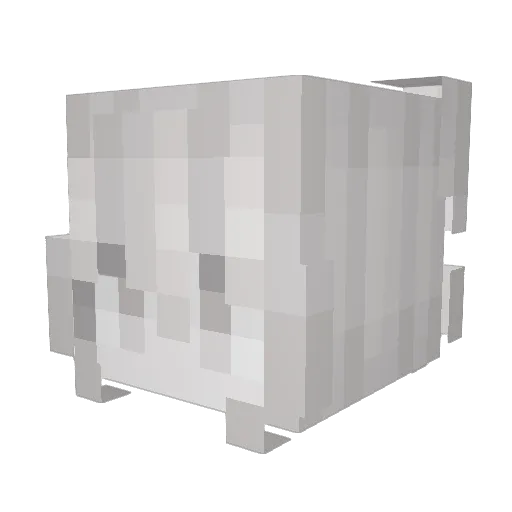 10jen Minecraft avatar head, 3D render