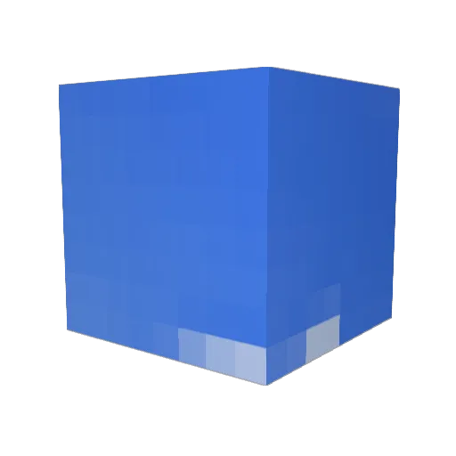 10mm_Socket Minecraft avatar head, 3D render