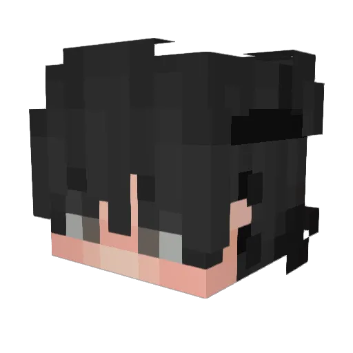 10mn Minecraft avatar head, 3D render