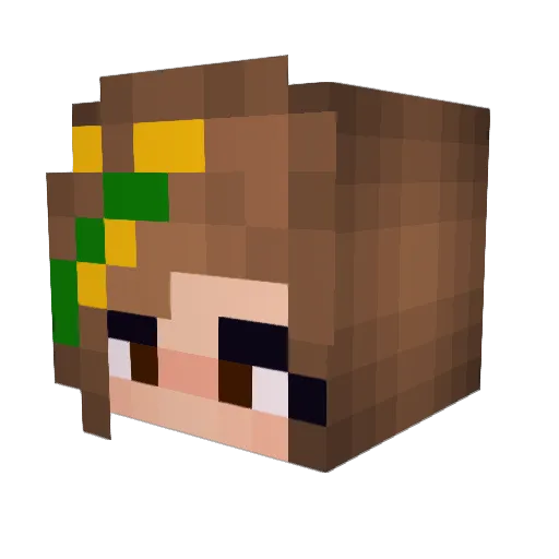 10mtapemeasure Minecraft avatar head, 3D render