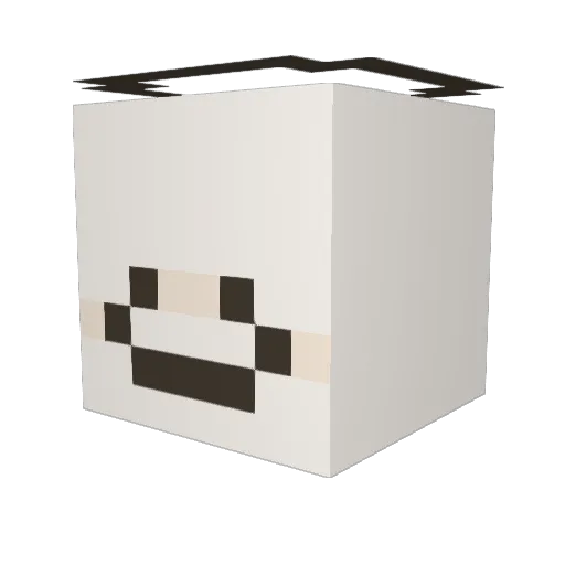 10o5 Minecraft avatar head, 3D render