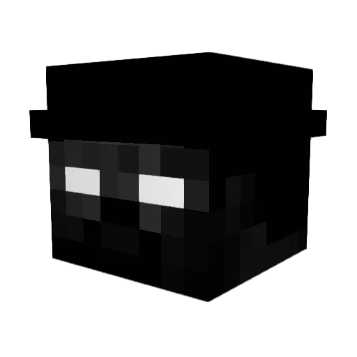 10xvzq Minecraft avatar head, 3D render