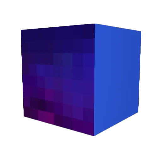 1111_1111_111111 Minecraft avatar head, 3D render