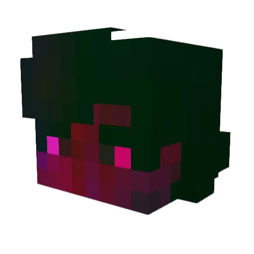 1112k Minecraft avatar head, 3D render