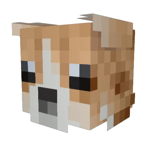 11252000 Minecraft avatar head, 3D render