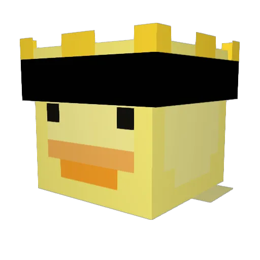 112kr Minecraft avatar head, 3D render