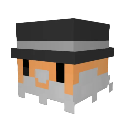 112seany Minecraft avatar head, 3D render