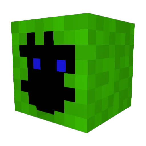 1138_RINGER Minecraft avatar head, 3D render