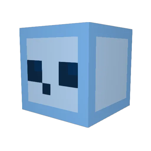 11Blue11 Minecraft avatar head, 3D render