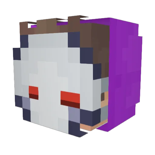 11Infinite11 Minecraft avatar head, 3D render