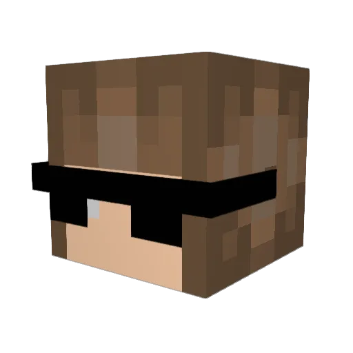 11Things1000 Minecraft avatar head, 3D render