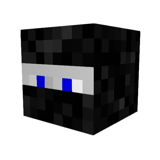 11clock Minecraft avatar head, 3D render