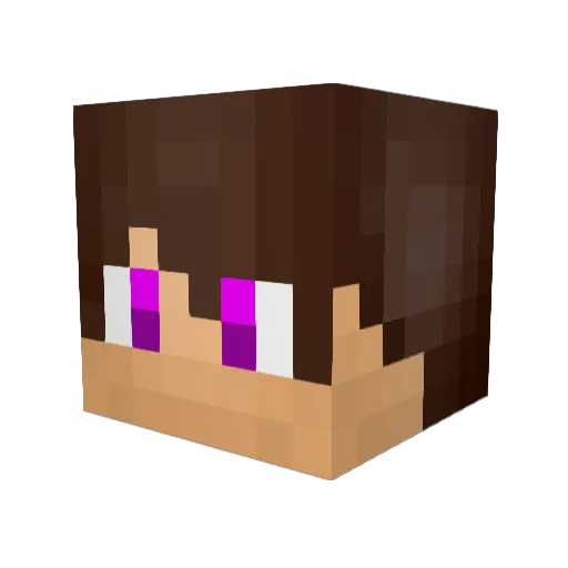 11matthe Minecraft avatar head, 3D render