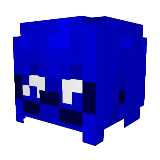 11vein Minecraft avatar head, 3D render