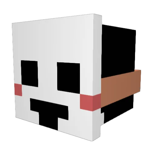 121saud121 Minecraft avatar head, 3D render