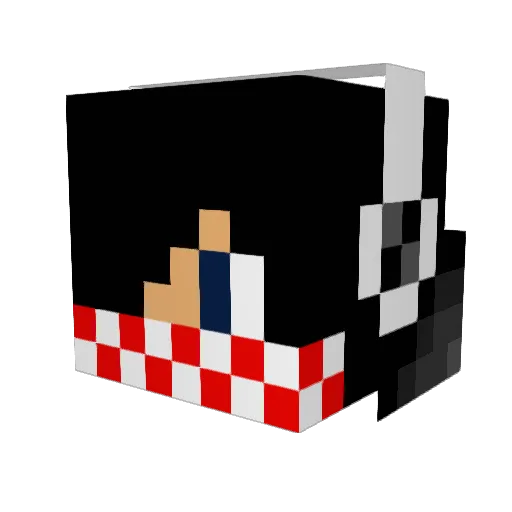 1224souta Minecraft avatar head, 3D render
