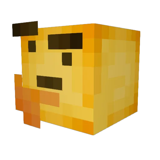 123456plplplpl Minecraft avatar head, 3D render