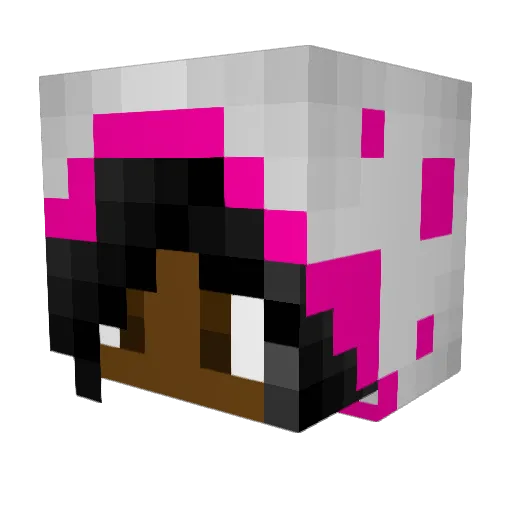 123IGOPEPEP Minecraft avatar head, 3D render