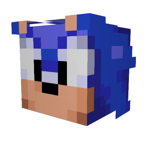 123Ignorance321 Minecraft avatar head, 3D render