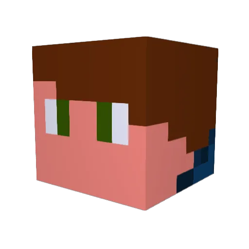 123Lucian456 Minecraft avatar head, 3D render