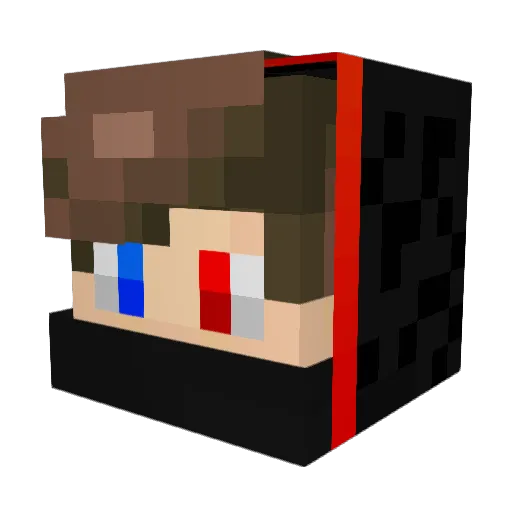 123claudio Minecraft avatar head, 3D render