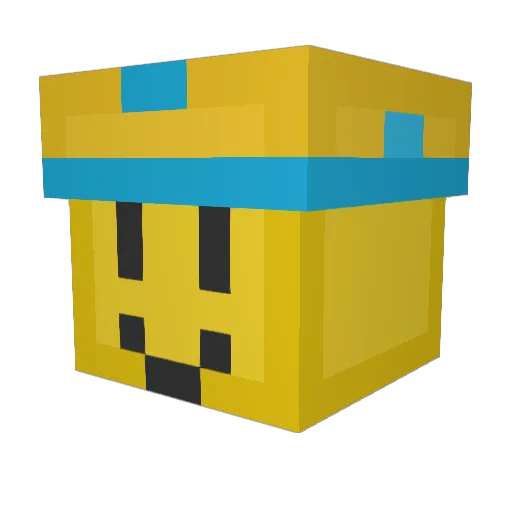 123cola123 Minecraft avatar head, 3D render